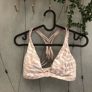 Strappy Swim Bra Top Racerback